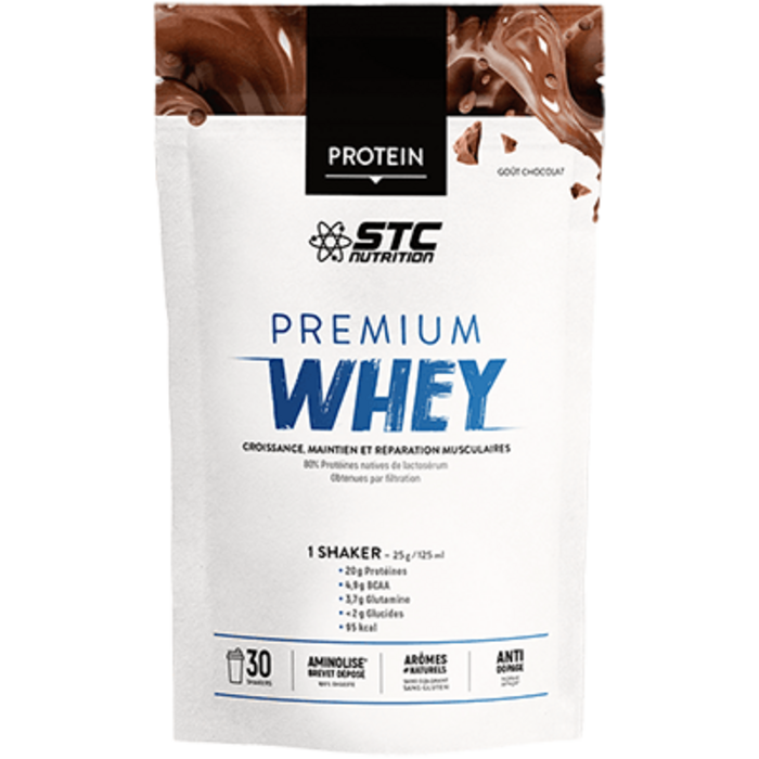 Photo de Whey proteines chocolat 750g lot de 3 Stc nutrition Whey proteines chocolat 750g lot de 3 Stc nutrition-138240