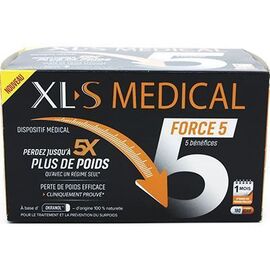 XLS MEDICAL Force 5 180 capsules - XLS médical -226089