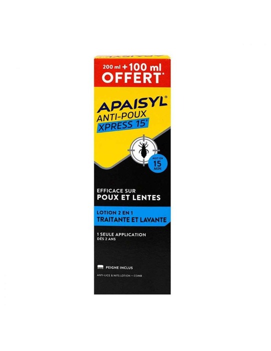 Photo de Xpress a/poux 300ml shamp Apaisyl Xpress a/poux 300ml shamp Apaisyl-231822